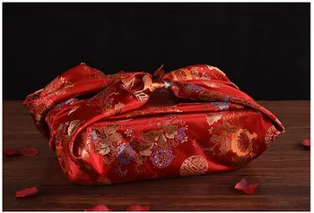 

Parcel Bag Bright Red Leather Super Large Size Large Size Super Bag Dowry