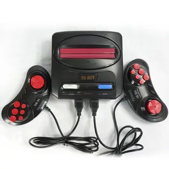 

New retro TV video game console for MegaDrive 16-bit classic nostalgic home game AV terminal output with 18-in-1 game card