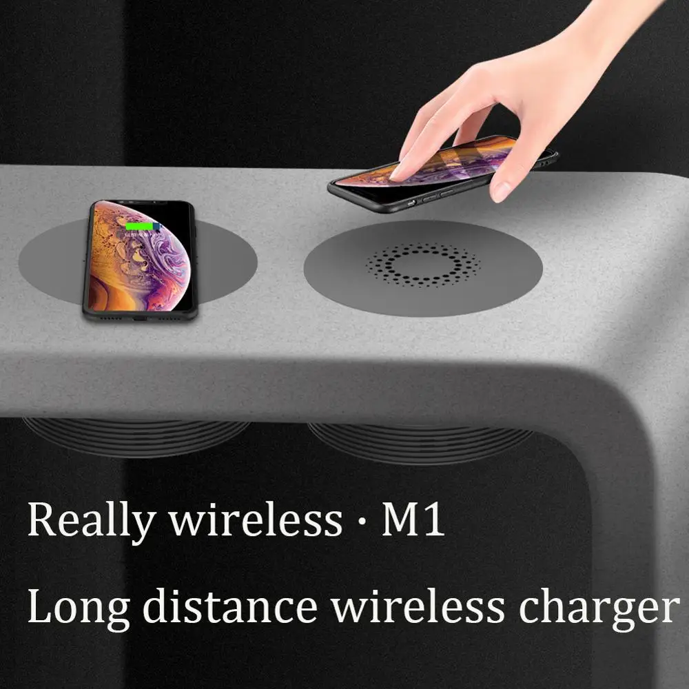 Беспроводное зарядное устройство Qi 10 Вт для ios X/XS Max XR 8 Plus зеркальная Беспроводная