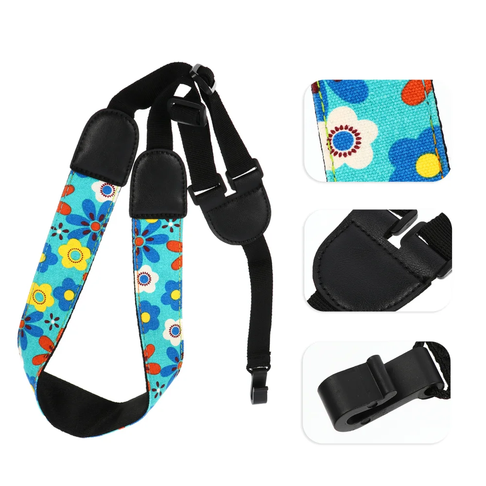 

1pc Hawaiian Style Ukulele Belt Durable Useful Guitar Belt Ukulele Ribbon for Ukulele Guitar