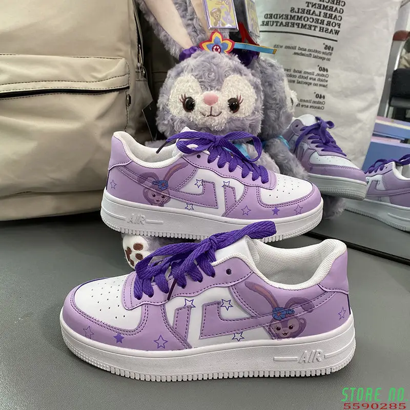 air force 1 with purple butterflies