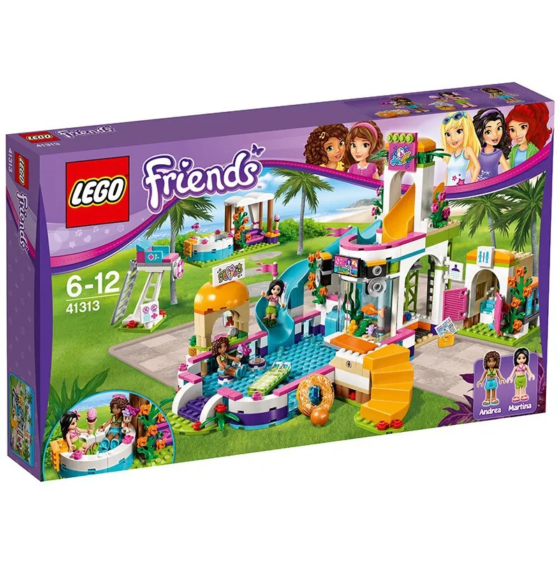

LEGO Good Friend Series 41313 Heartlake Summer Swimming Pool Building Blocks