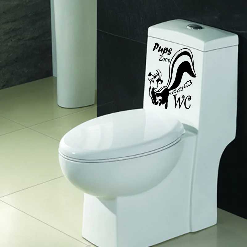 Белка WC Aufkleber стикер Bad Badezimmer Klo Туалетная декорация Deko DIY