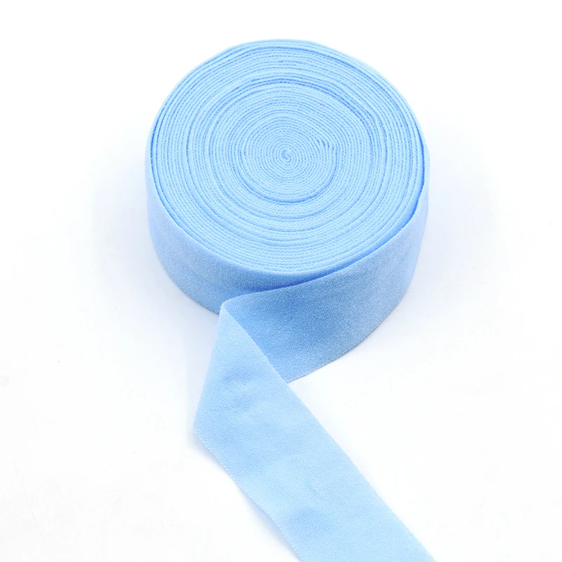 Sky blue 34 28 цветов, 5 ярдов, 20 мм, эластичная лента, многослойная, спандекс, лента для шитья, кружевная отделка, пояс, нижнее белье, штаны, бюстгальтер, аксессуары для одежды - Цвет: Sky blue 34