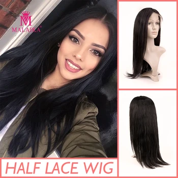 

Straight Human Hair Wigs Lace Frontal Wig Straight Lace Front Wigs MALAIKA HAIR Malaysian Lace Front Human Hair Wigs