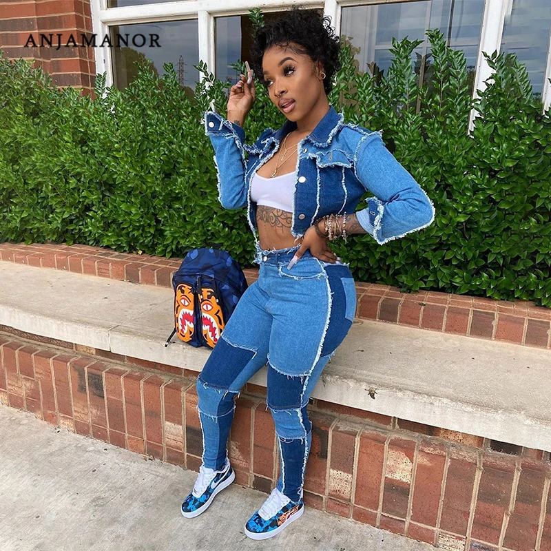 Buy > 2 piece jean outfit > in stock