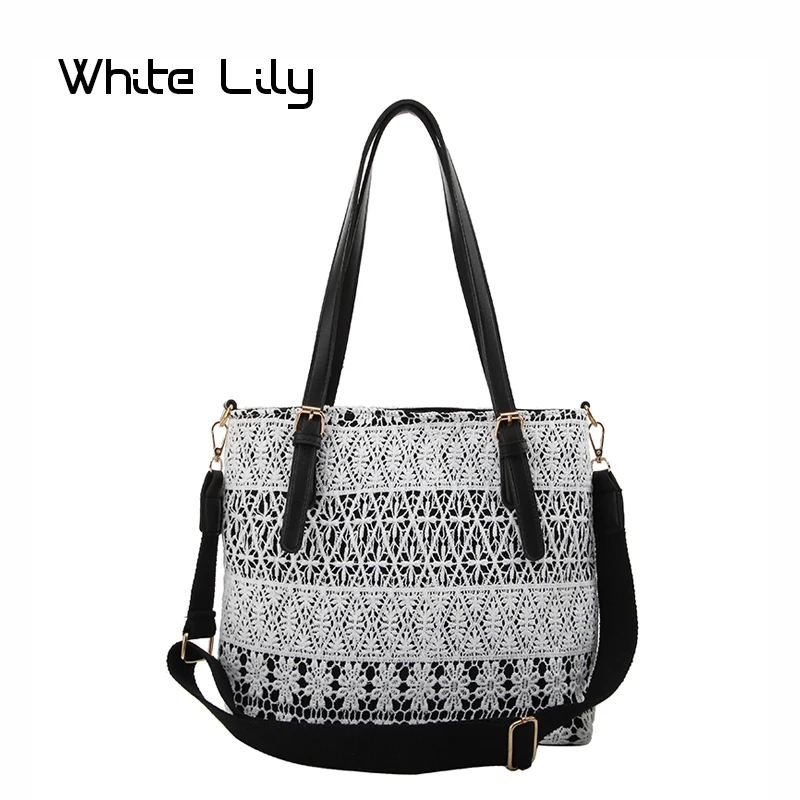 

woman lace bags new summer Women's Messenger Bag bucket Shoulder Bag Lady Lace Crossbody Bags women handbag