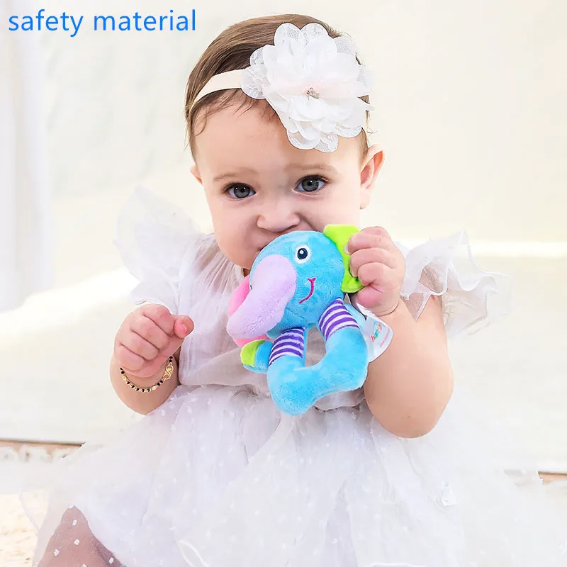 Baby Toys Baby Hand Grip Rod Toys Educational Toys For 0-12months Baby Infant Toddlers Developing Toys Animal Plush Rattles