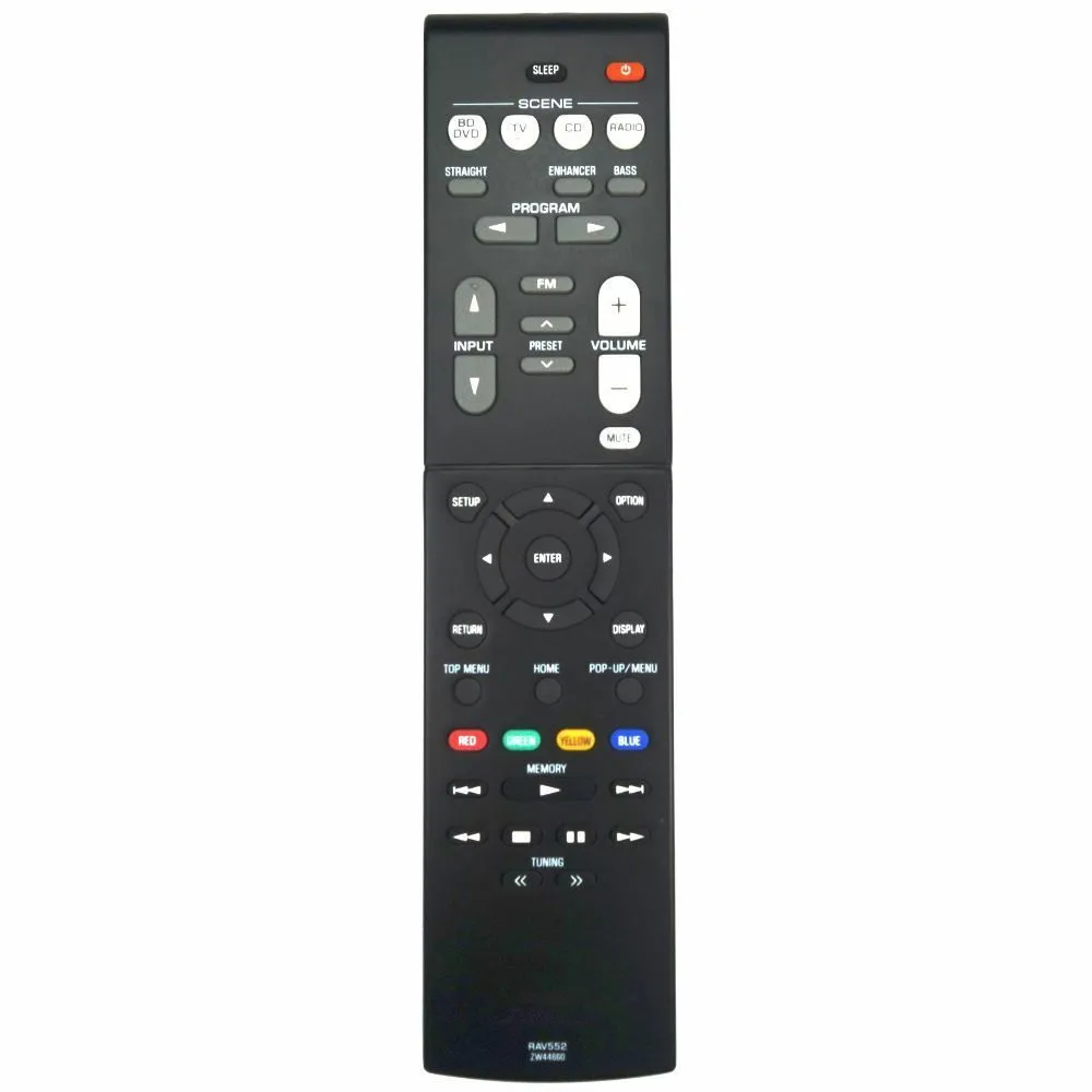 Пульт дистанционного управления RAV552 ZW44660 для Yamaha RX-V283 HTR-2071 RX-V283BL 7 2-канал