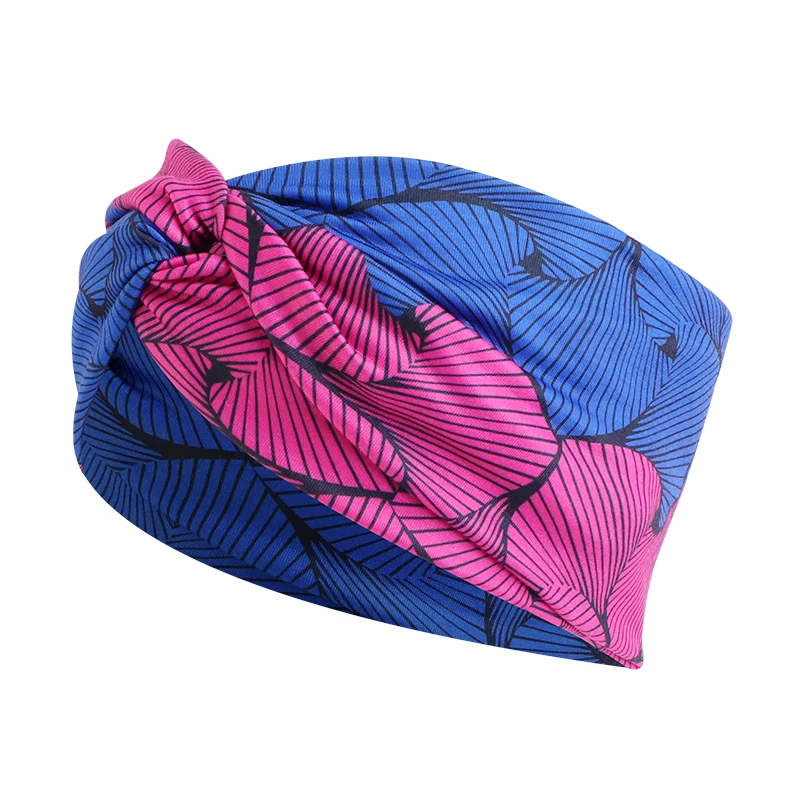 African Pattern Print Headband for Women Twist Style Headscarf Cross Turban Bandage Bandanas Bow HairBands Hair Accessories shein hair accessories