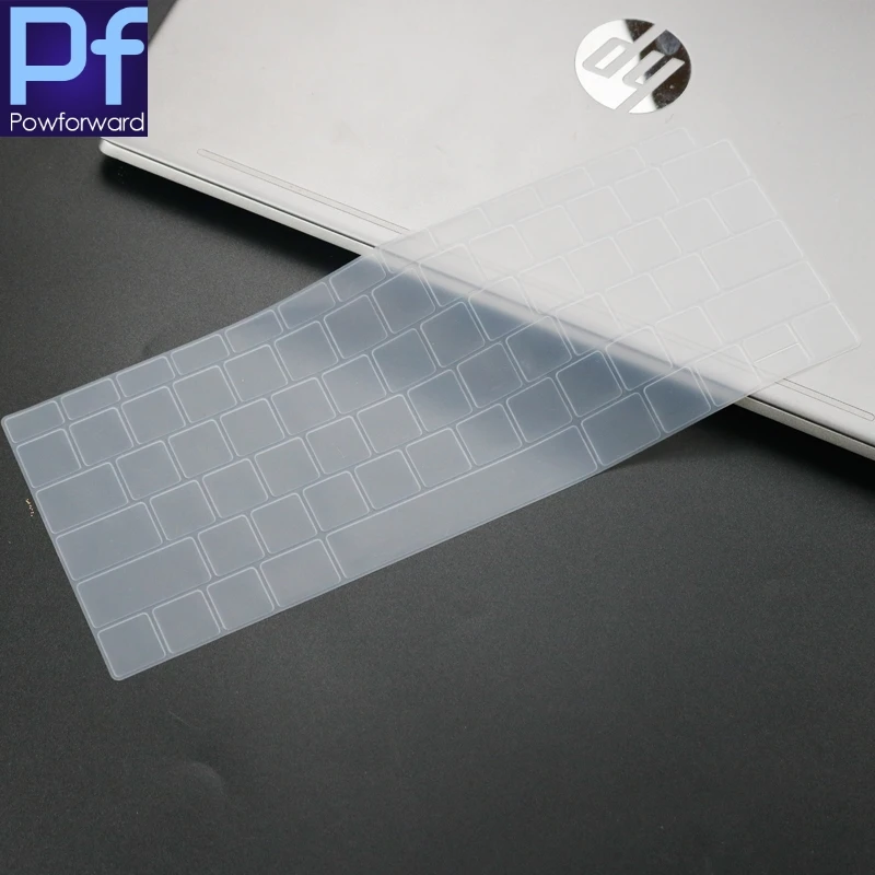 Силиконовый чехол для клавиатуры MacBook Air 13 дюймов релиз A1932 Touch ID водонепроницаемый пыленепроницаемый защитный чехол - Цвет: clear