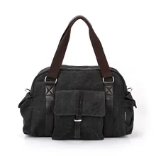 Новая стильная холщовая мужская сумка в европейском и американском стиле, мужская сумка через плечо, Большая вместительная сумка