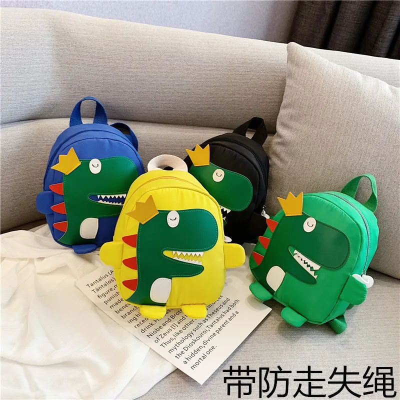

Cartoon CHILDREN'S School Bags Kindergarten 1-6-Year-Old Men And Women Baby Backpack Cute Korean-style Dinosaur Travel Backpack