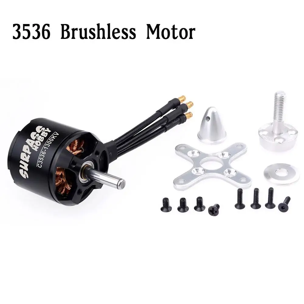 

RC HOBBY 2814(3536) 1050KV 1300KV 14 Poles Brushless Motor for RC 1000g-1500g Airplane Fixed-wing Glider Warbirds