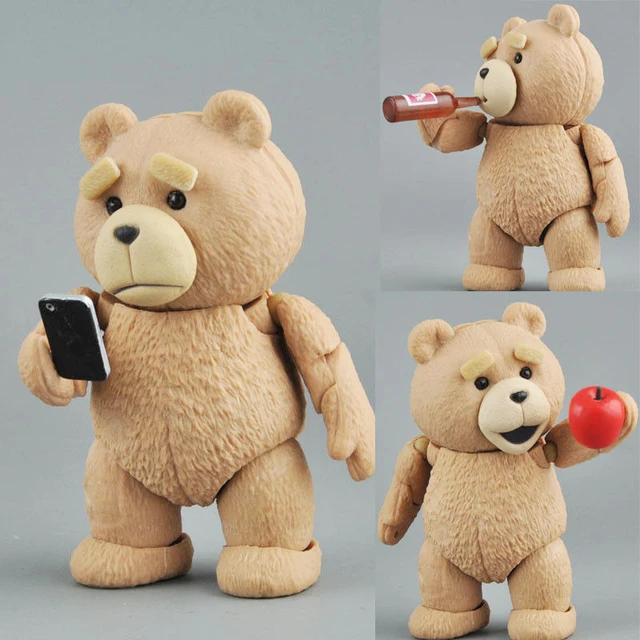 Urso de pelúcia figura brinquedos modelo, filme, BJD, 2, 10cm, encaixotado  - AliExpress