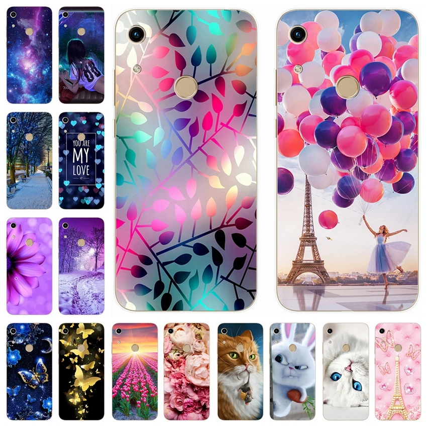 Для Coque Huawei Honor 8A чехол 6 09 'милый силиконовый на Чехлы для 8 A JAT-LX1 Fundas |