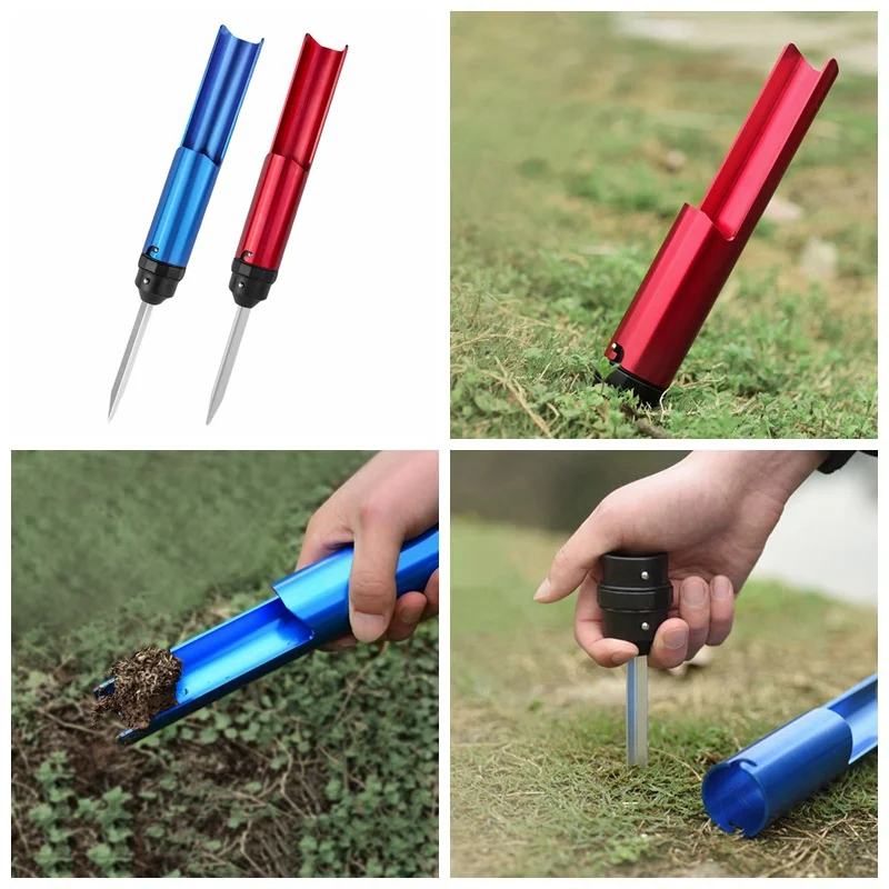 

Portable Fishing Pole Holder Stand Aluminum Alloy Detachable Sea Fishing Rod Fork Insert Extension Rod