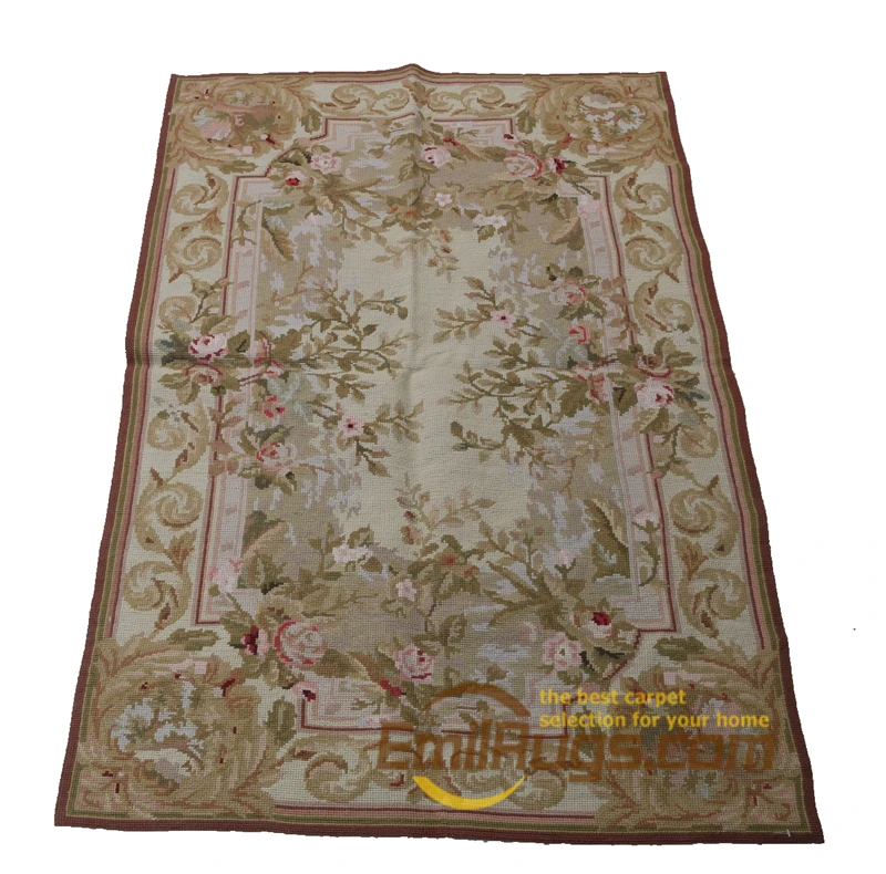 yk27 2.5x4ft Вышивка ручной проект красивые классическая роза двери гостиная диван европейский Руководство Шерсть Ковры Pad gc178neeyg2 - Цвет: yk27 2.5x4ft