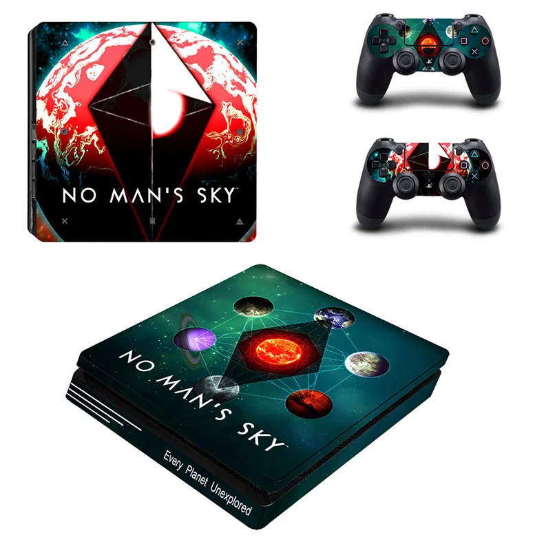 No man's sky PS4 Slim sticker s PS 4 Play station 4 Slim Skin sticker Pegatinas для playstation 4 Slim консоли и контроллера