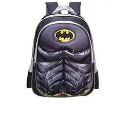 2019 Новинка, школьный рюкзак с 3D рисунком Капитана Америки, школьные сумки для студентов, мальчиков, Бэтмена, студенческий рюкзак