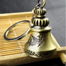 Исходящий Рождественский маленький подарок оптом креативный Дракон и Феникс колокольчик-брелок Ретро стиль маленькие подарки оптом настраиваемый