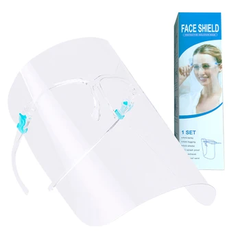 

1PCS Kitchen Oil Splash Protective Face Sheild Lady Cooking Anti-smoke Face Masks Plastic Tansparent Protect Screen Drop Ship