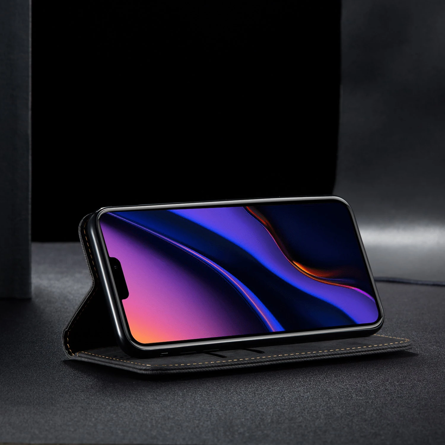 Для iPhone 11 Pro Max чехол Pop джинсы стиль Магнит флип кожаный защитный чехол для iPhone 11 Pro 11Pro чехол для телефона