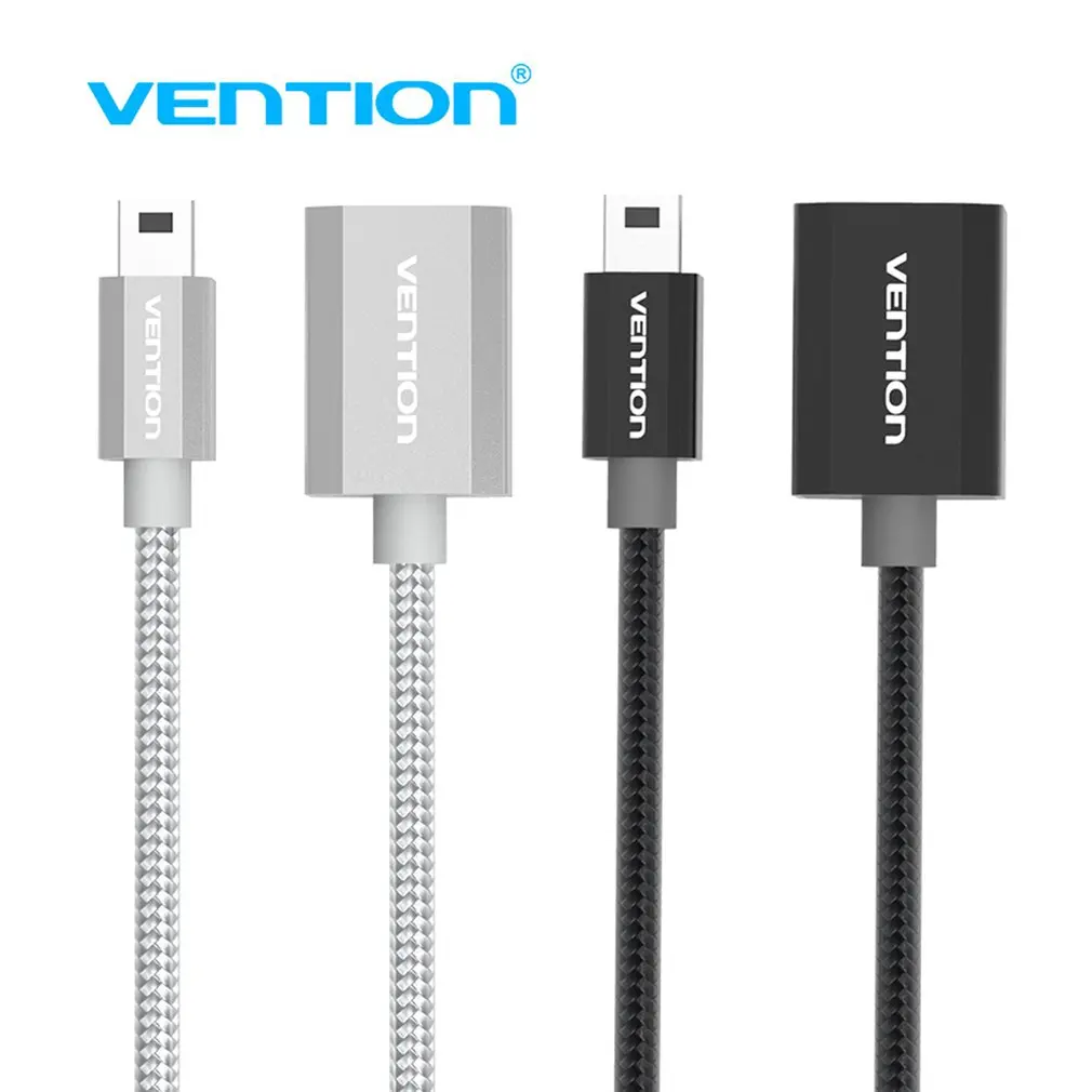 Vention высокоскоростной передачи мини USB2.0 OTG кабель OTG адаптер для камер U диск чтения карт MP4 0,25 м