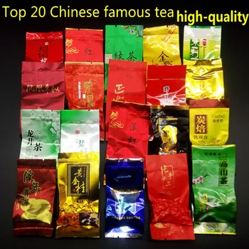 

20 Different Flavors Chinese Tea Includes Milk Oolong Pu-erh Herbal Flower Black Green Tea
