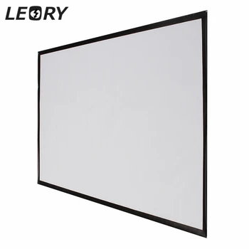 

16:9 Portable Projector Accessorie Screen 100 Inch PVC Projection Screen Matt White Fabric For Game Office Meeting Home Theater