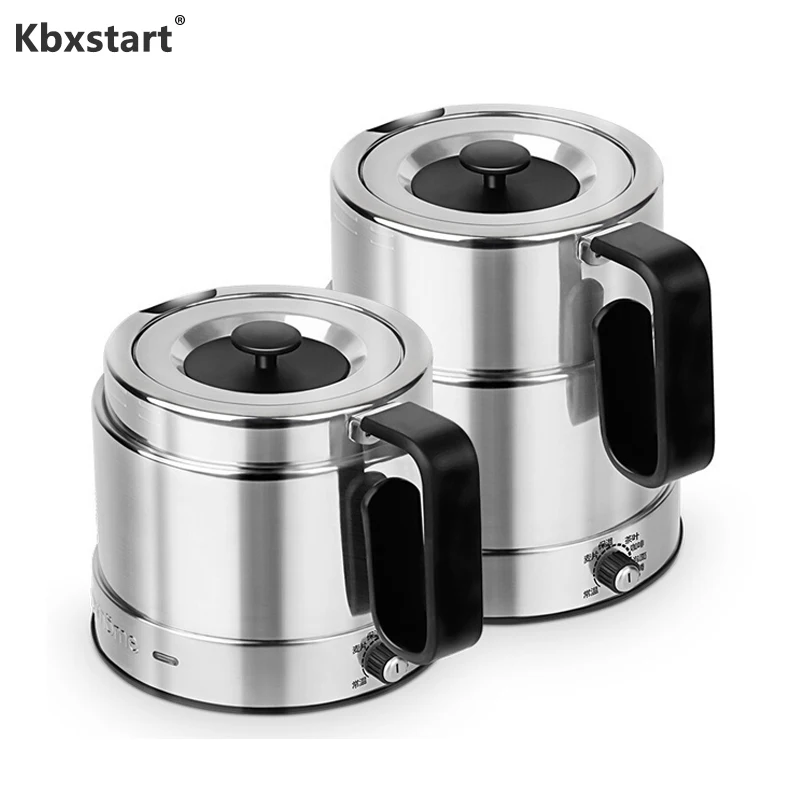 Kbxstart 110 V/220 V складной электрический чайник Регулируемая температура из нержавеющей стали дорожный складной сосуд заварочный чайник