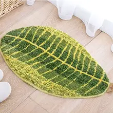 Коврик для ног в форме листа, коврик для дома, коврик для гостиной, журнальный столик, прикроватный ковер, впитывающая нескользящая подкладка для ванной комнаты