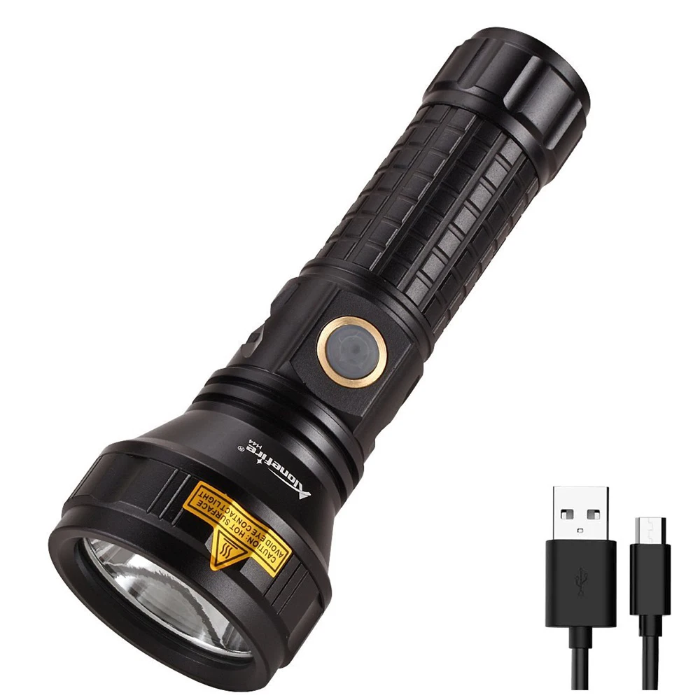 

Activefir H44 Super Powerful LED Flashlight SST20 led Tactical Torch USB Rechargeable Linterna Waterproof Lamp Ultra Bright Lant
