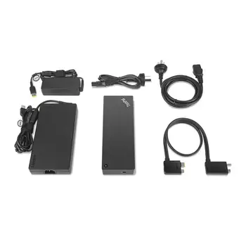 

Thinkpad P52 P72 P1 Hermit X1 Hermit Docking Base 40An0230Cn Thunder 3 Workstation Dock With 230W Power