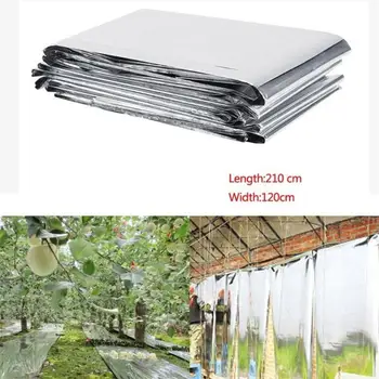 

210x120cm Reflective Film Plants Plant Hydroponic Highly Reflective Film Grow Accessories Greenhouse Reflectance Plant Covers