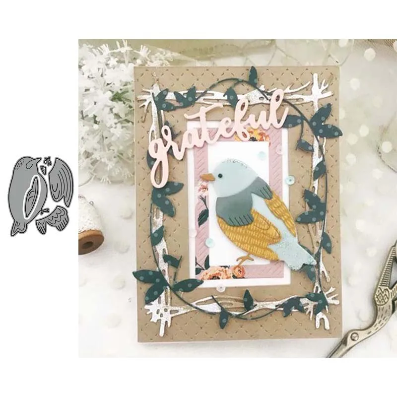 

JC New Design Bird Wing Metal Cutting Dies Scrapbooking Handmade Tools Card Make Stencil Craft Mold Mould Model Decor Template