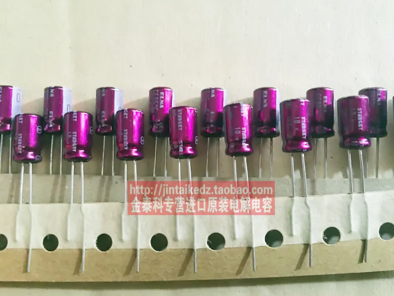 20 шт. ELNA STARGET 10V100UF 6.3x11 мм стержень 100 мкФ 10V Red robe мкФ/10V фильтр аудио