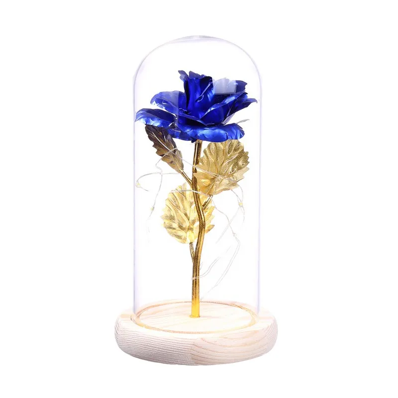 Romantic Decorative LED Flashing Artificial Rose Flower Wedding Valentine\'s Day Gift for Lover Birthday Gift with battery - Цвет: A3
