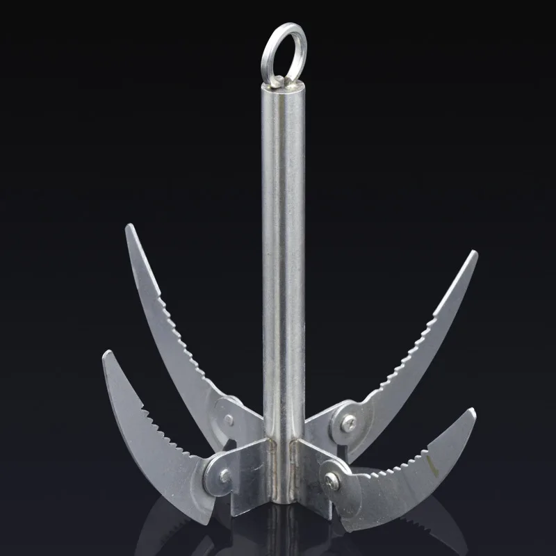 

Folding Four Teeth Anchor Knife Mowing Sickle Fishing Aquatic Plants Nemesis Fishing Gear Supplies Accessories