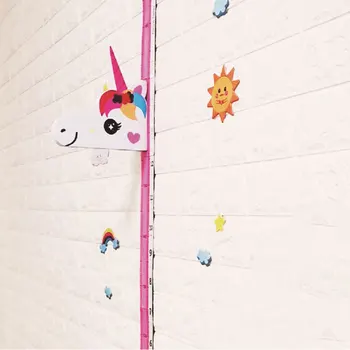 

Removable Wall Sticker Kids Nursery Room Decor Magnetic Cartoon Animals Giraffe Height Rulers Measure Grow Chart Wall Rooms Art