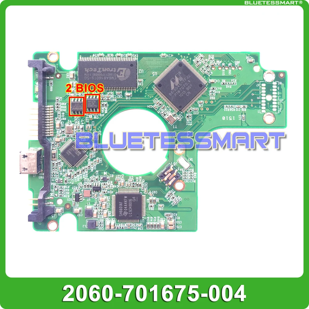 HDD печатная плата 2060 701675 004 REV P1 для жесткого диска WD USB 2 0 WD5000BMVV/KMVV WD6400BMVV/KMVV WD7500KMVV