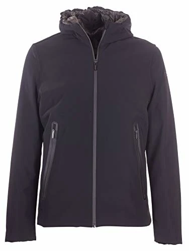 RRD Giaccone Corto Winter Storm Uomo, Cappuccio, Chiusura Zip, Nero, A/I-20