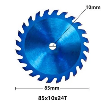 

Blue Saw disc blade Coating Wood Cutting Trimming 10/15mm Hard metal Workshop