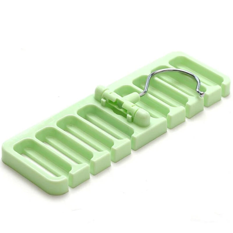 Plastic Rack Hanger for Belt Tie Scarf Wardrobe Closet Space Save Organizer Bedroom Rotatable Cloth Racks Home Organizer Supplie