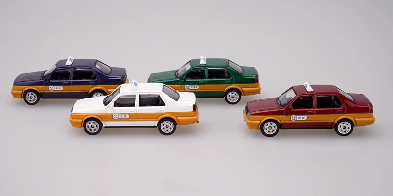 4 шт Литой модельный автомобиль игрушка для Volkswagen Jetta Пекин такси