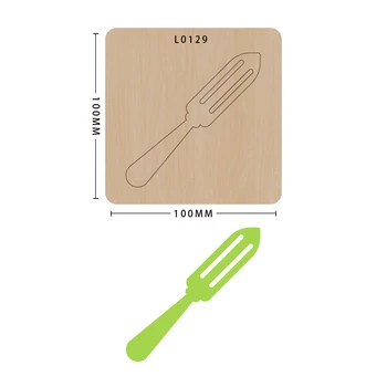 

Kitchenware knife mold mold wood die cutting die, model L0129, suitable for common die cutting machines on the market