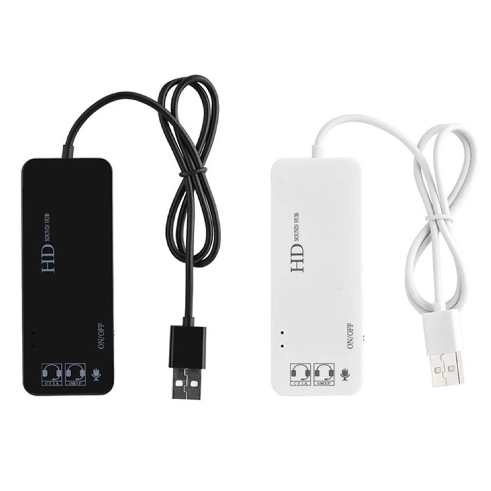 7,1 канальный 3 usb порта внешняя звуковая карта концентратор аудио микрофон адаптер для ПК ноутбук