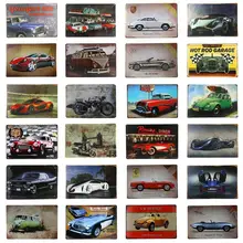 Винтажный металлический гаражный знак, Декор стены, вывески для кухни, бара, ресторана