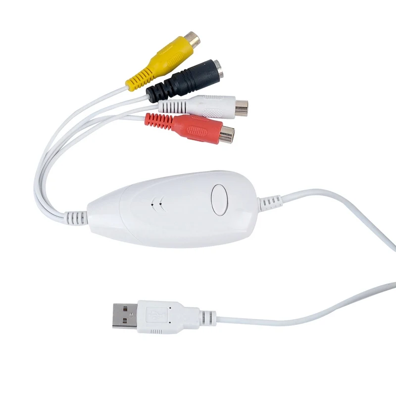 HD USB видео Захват аналоговый преобразователь видео аудио в цифровой формат для Windows 7 8 10 и MAC OS, Win10