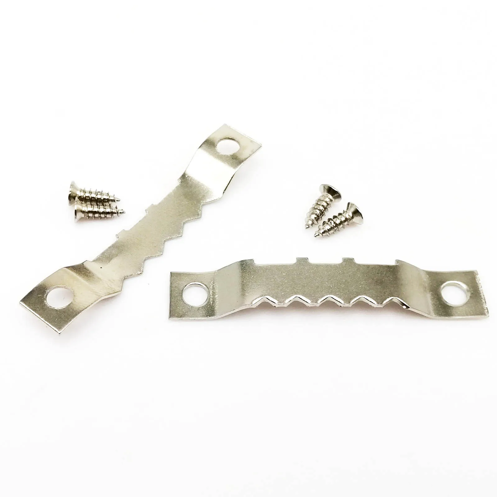 25pcs Golden Silver Black Sawtooth Picture Frame Hanger Hanging Photo Oil Painting Mirror Saw Tooth Hooks With Screws 8x45mm wall hooks picture frame hangers hanging hooks